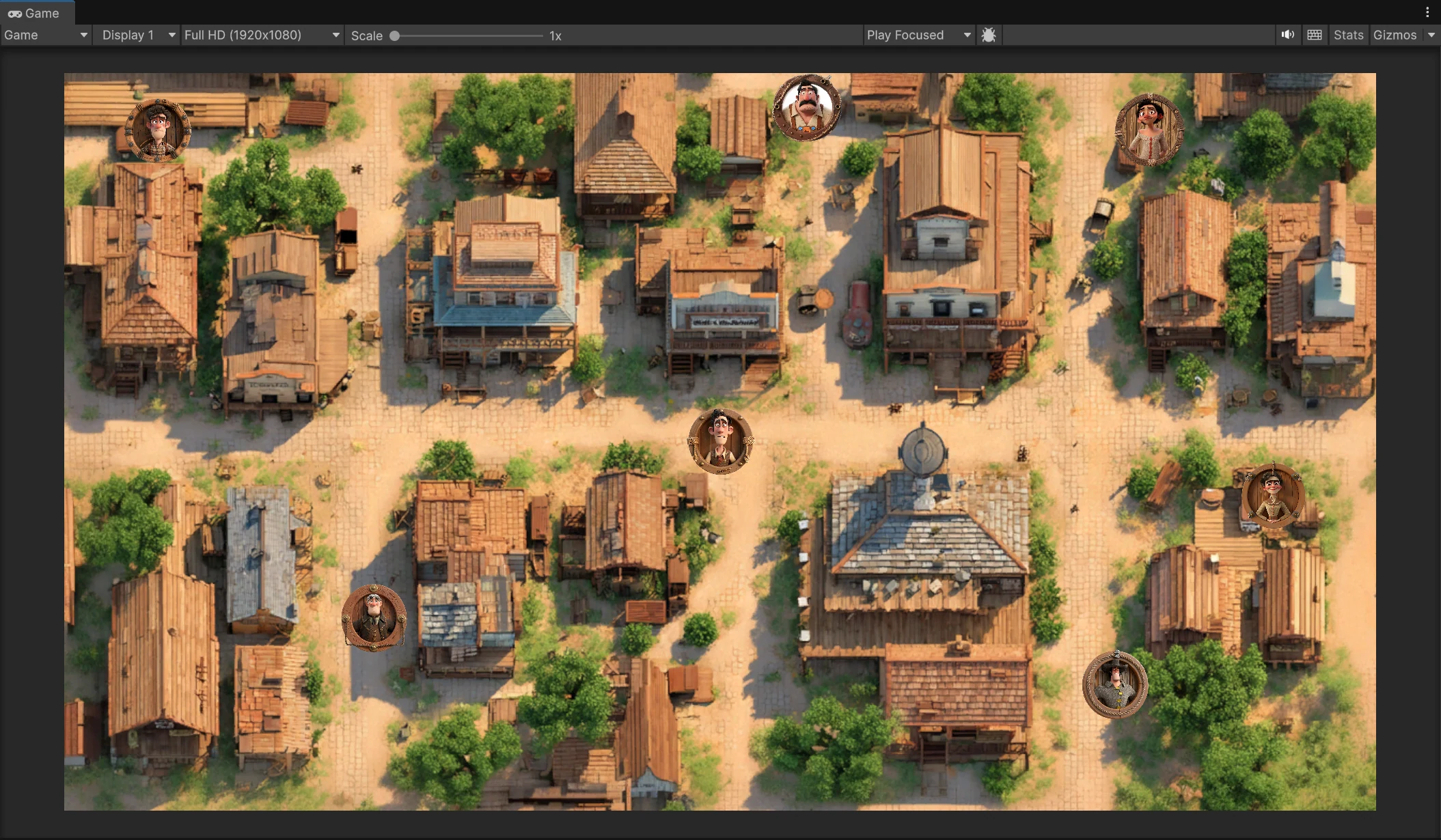 Narrative world map